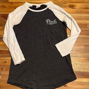 VS PINK 3/4 sleeved shirt